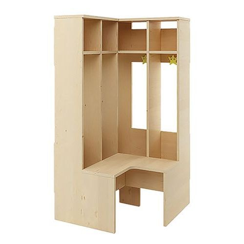 Banc vestiaire d'angle Vita 4 personnes - Image principale