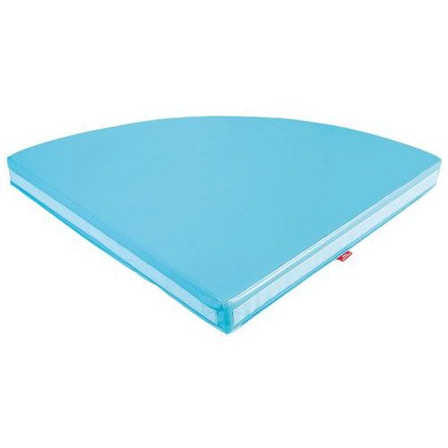 Tapis d'angle en mousse bleu - Image principale