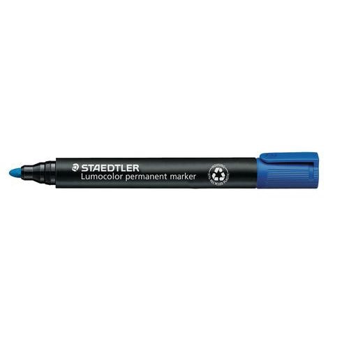 Marqueur permanent pointe ogive Staedtler  - bleu - Image principale