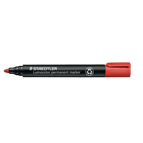 Marqueur permanent pointe ogive Staedtler - rouge - Image principale
