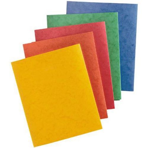 Protège-cahier carte lustrée forte 2 rabats 225g 17x22 - Exacompta - Image principale