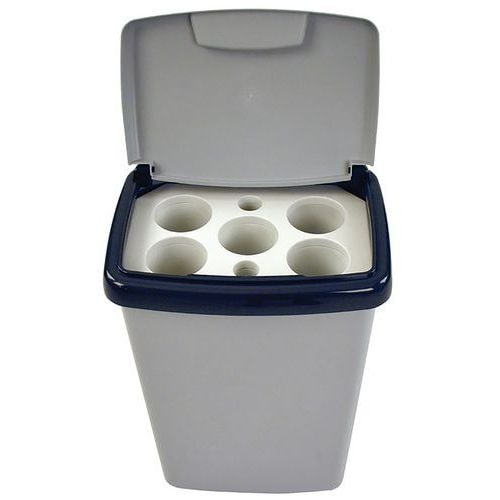 Collecteur de gobelet gris - 5 trous - 50 L - Image principale