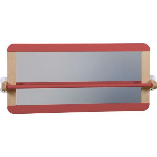 Miroir gamme Lili + barre de maintien corail - Image principale