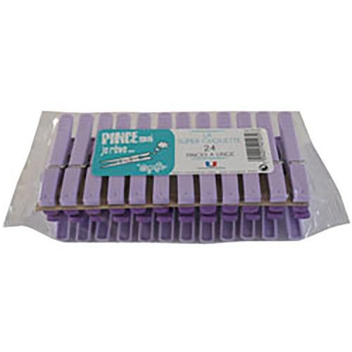 Lot de 6 Pince à linge en plastique x24 la super chouette - Image principale