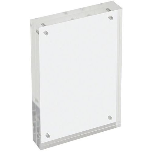 Cadre photo ou affichette magnétique transparent A6- Manutan - Image principale