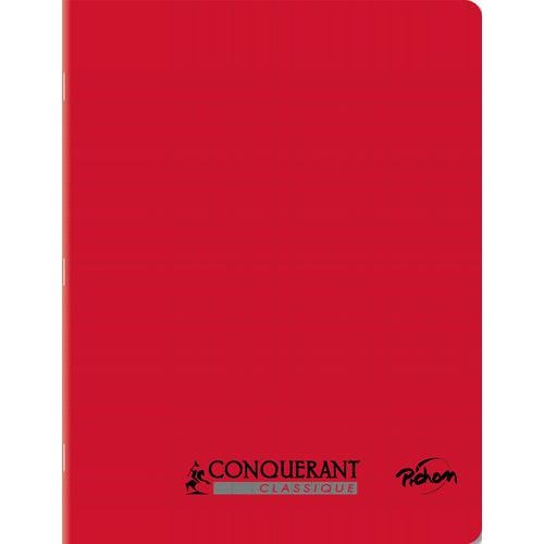 Cahier polypropylène 90g 96 pages seyes 17x22 cm  - rouge - Image principale