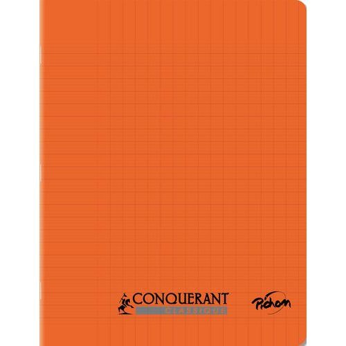 Cahier polypropylène 90g 96 pages seyes 17x22 cm - orange - Image principale