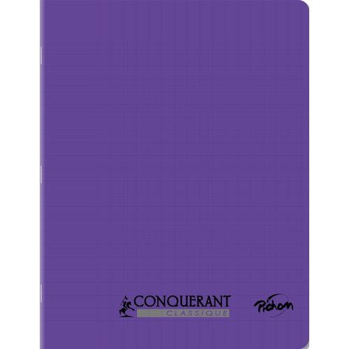 Cahier polypropylène 90g 96 pages seyes 17x22 cm - violet - Image principale