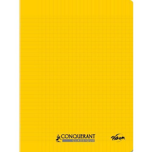 Cahier polypropylène 96 pages 90g seyes 24x32 cm  - jaune - Image principale