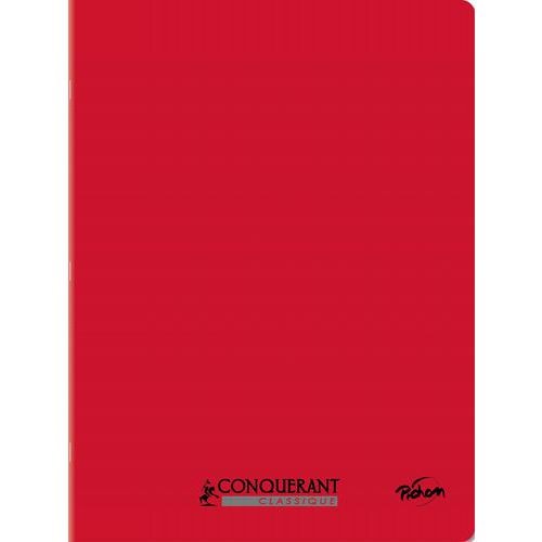 Cahier polypropylène 96 pages 90g seyes 24x32 cm - rouge - Image principale