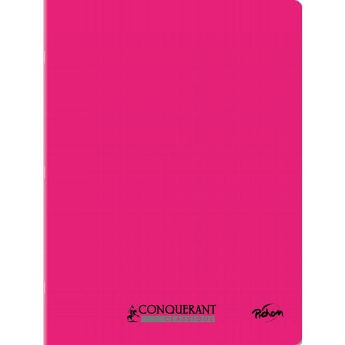 Cahier polypropylène 90g 96 pages seyes 24x32 cm - rose - Image principale