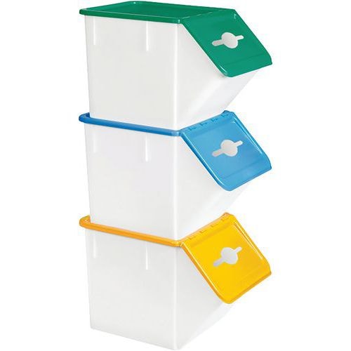 Bac tri selectif - 40L - GILAC (Lot de 3) - Image principale