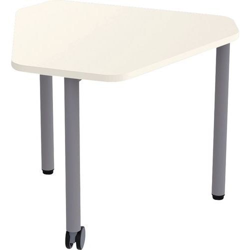 Table mobile Géométra trapèze 45° 65,5x61 cm - Manutan Expert - Image principale