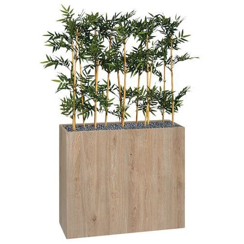 Jardinière bois BOSCO mobile Bambous - Image principale