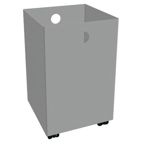 Bac métal pour container de tri 85 litres Gris - Image principale
