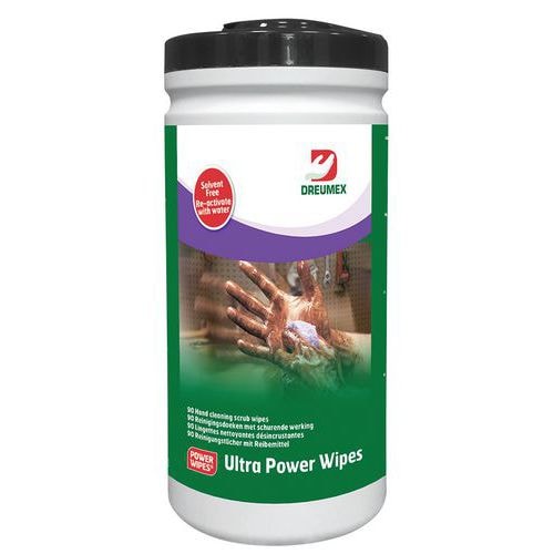Lot de 6  seaux de lingettes industrielles Power Wipes Dreumex - Image principale