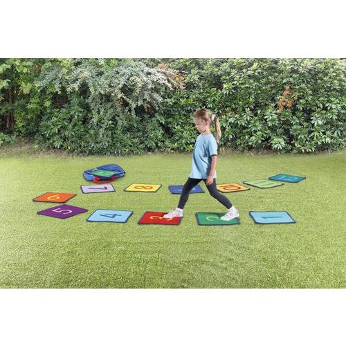 Mini tapis d'extérieur chiffre et couleur - Image principale