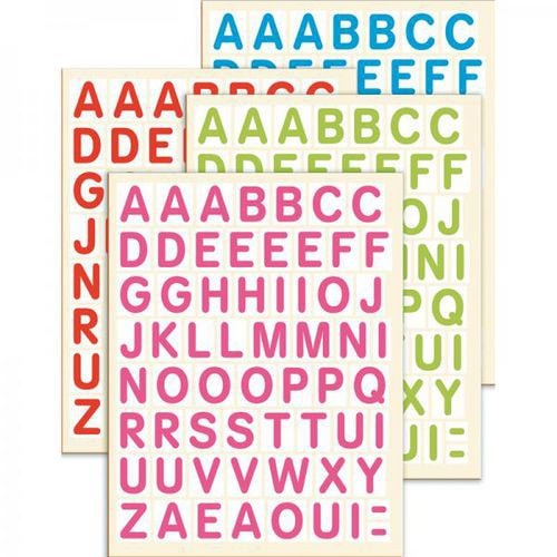 Gommettes lettres majuscules - Image principale