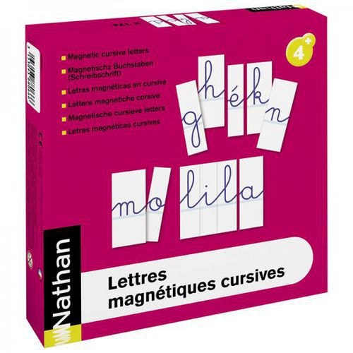 Lettres magnétiques cursives - Image principale