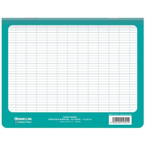 Cahier ardoise 48 pages seyes 2 en 1 17X22 cm - Image principale