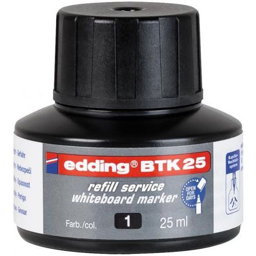 Flacon recharge encre pour marqueur Edding 28 - Noir - Image principale