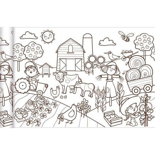 Papier spécial affiche Graffy Roll 90 g - Petit monde agricole - Image principale