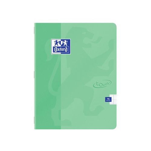 OXFORD Cahier Touch' 17x22cm Grands Carreaux Seyès 96 Pages Agrafées Couverture Carte Coloris Assortis - Image principale