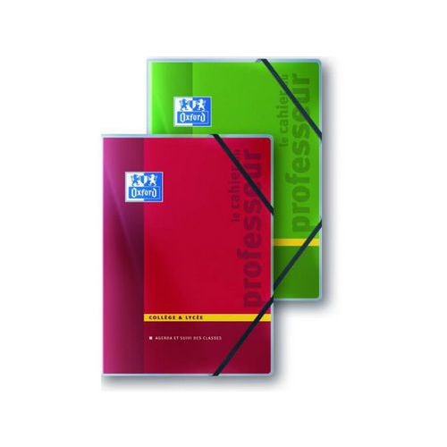 OXFORD Cahier Enseignants Secondaire A4 Réglure Spécifique 144 Pages Agrafées Coloris Assortis - Image principale