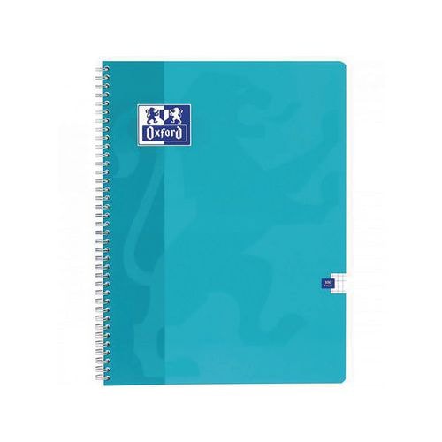 OXFORD Cahier Color Life 24x32cm Petits Carreaux 5mm 180 Pages Reliure Intégrale Couverture Carte Coloris Asso - Image principale