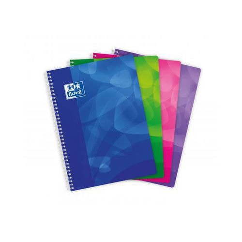 OXFORD Cahier Lagoon A4 Grands Carreaux Seyès 160 Pages Reliure Intégrale Couverture Polypro Coloris Assortis - Image principale