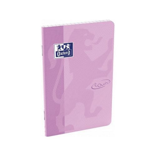 OXFORD Carnet Touch' 9x14cm Petits Carreaux 5mm 96 Pages Agrafées Couverture Carte Coloris Assorti - Image principale