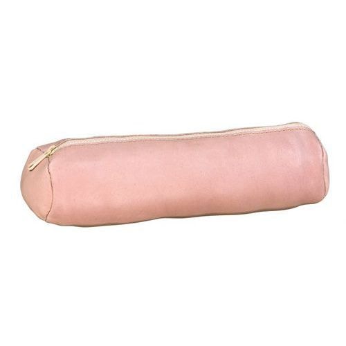 Fourre-Tout Rond Elba Cuir Teinte Nude - (Pcb 12) - Image principale