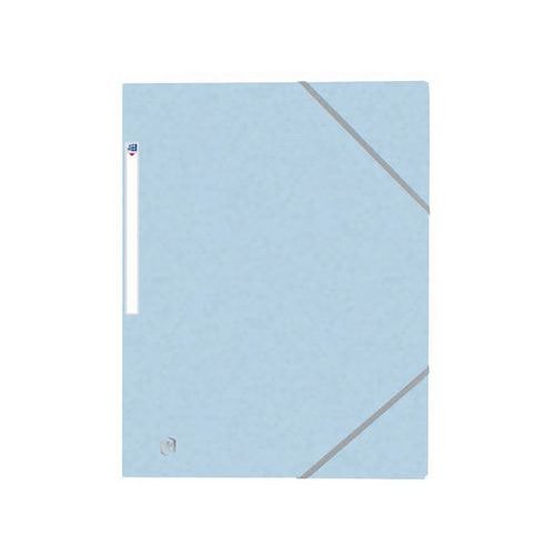 OXFORD Chemise 3 Rabats Top File + A4 avec Elastique Couverture Carte Bleu Pastel - Image principale