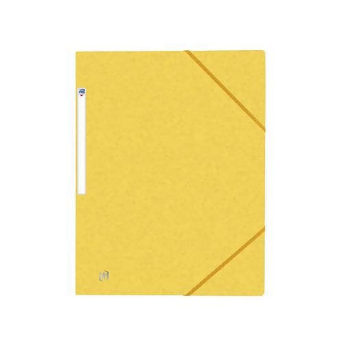 OXFORD Chemise 3 Rabats Top File + A4 avec Elastique Couverture Carte Jaune - Image principale
