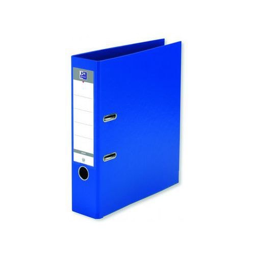 OXFORD Classeur à Levier Smart Pro+ A4XL Dos 80mm 2 Anneaux en D Couverture Polypro Rembordée Bleu Foncé - Image principale