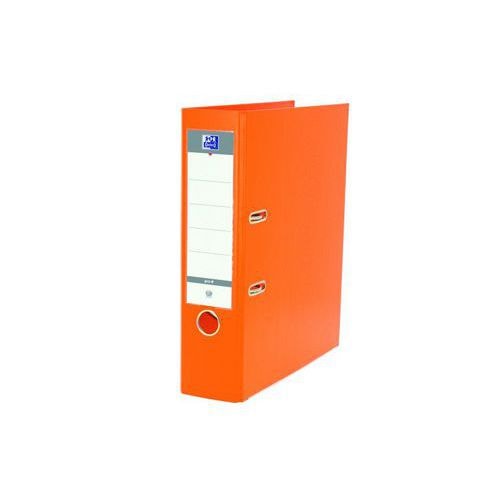 OXFORD Classeur à Levier Smart Pro+ A4XL Dos 80mm 2 Anneaux en D Couverture Polypro Rembordée Orange - Image principale