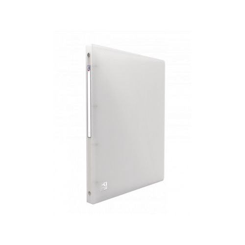 OXFORD Classeur Hawaï A4 Dos 20mm 4 Anneaux Ronds Couverture Polypro Incolore - Image principale