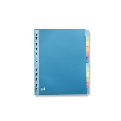 Intercalaires Neutres Color Life A4XL 12 Positions Carte Lustrée Epaisseur 220g Coloris Assortis - Image principale