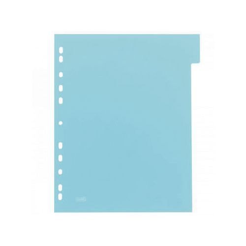 Intercalaires Neutres A4 6 Positions Polypro Translucide Epaisseur 30/100ème Coloris Assortis - Image principale
