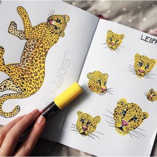 Marqueur POSCA PC5M pointe moyenne ogive 1,8 -2,5 mm - JAUNE - Image principale