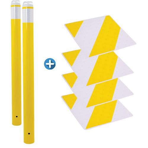 Kit piétons poteaux et dalles bicolores - Novap - Image principale