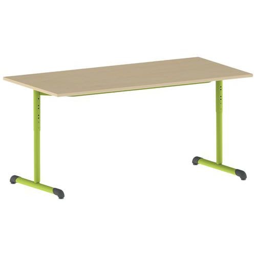 Table Bandana réglable T3 à T6 dégagement latéral stratifié Mobidecor - Image principale