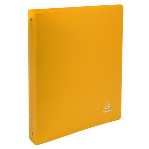 Classeur A4 polypropylène 4 anneaux diam: 30mm dos: 40 mm - Jaune - Image principale