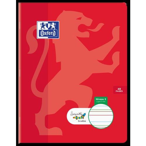 Cahier pour DYS 48 pages lignées interlignes 3 mm 90 g 17x22 cm - Image principale