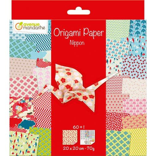 Papier Origami, Nippon, 20 x 20 cm, 60F, 70g (6+) - Image principale