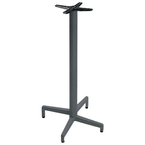 Pied de table Domino fixe hauteur 109 cm colonne ronde - anthracite - Image principale