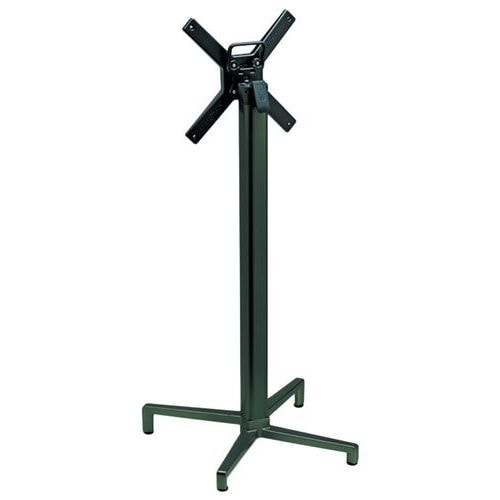 Pied de table Domino rabattable hauteur 109 cm colonne ronde - anthracite - Image principale