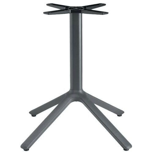Pied de table Maxi Nemo fixe hauteur 73 cm - peint anthracite - Image principale