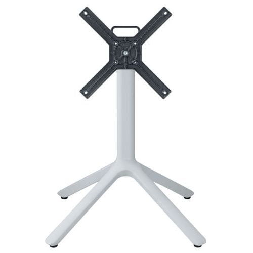 Pied de table Maxi Nemo rabattable hauteur 73 cm - peint blanc - Image principale