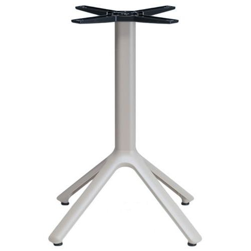 Pied de table Nemo fixe hauteur 73 cm - peint taupe - Image principale